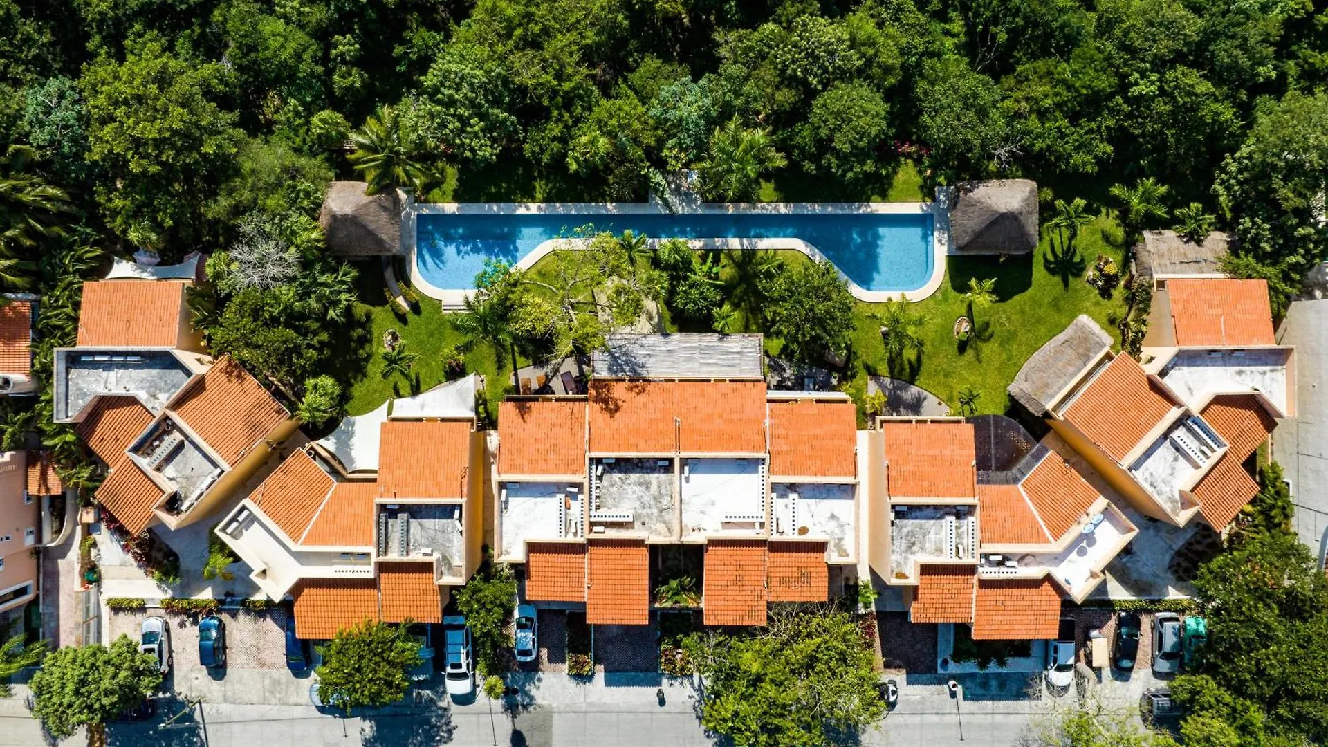 Dom wakacyjny Live The Bohemian Style Surrounded By Greenery Puerto Aventuras Meksyk